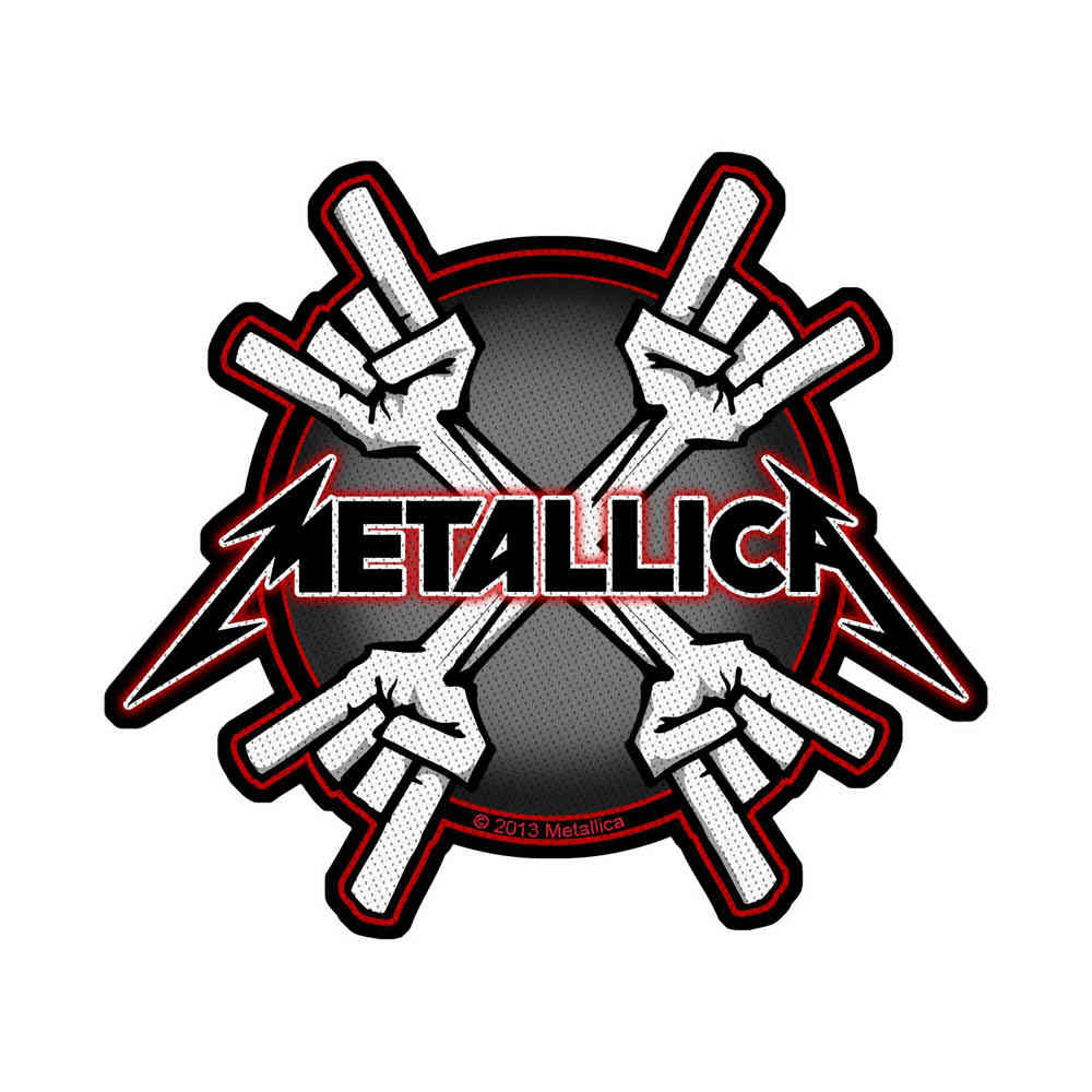 Metallica - Metal Horns Patch - Mehrfarben